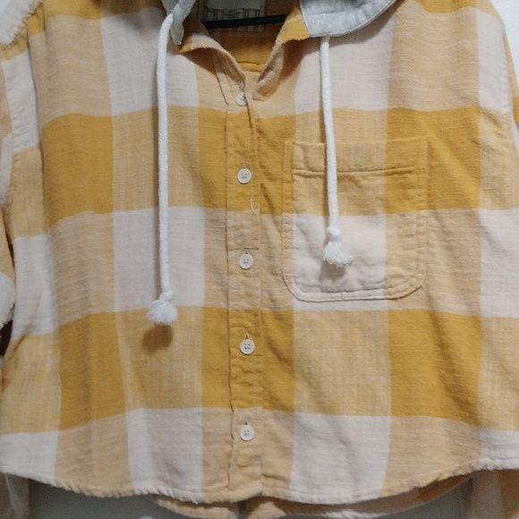 American Eagle button down hoodie size S - Picture 4 of 16